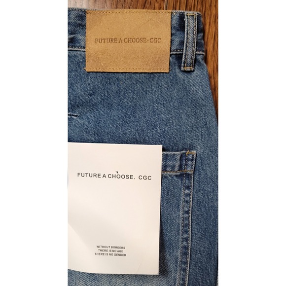 NWT MONOX Future A Choose Men's Blue Denim Relaxed Fit Baggy Jeans Sz 30x29.5" - Picture 7 of 7